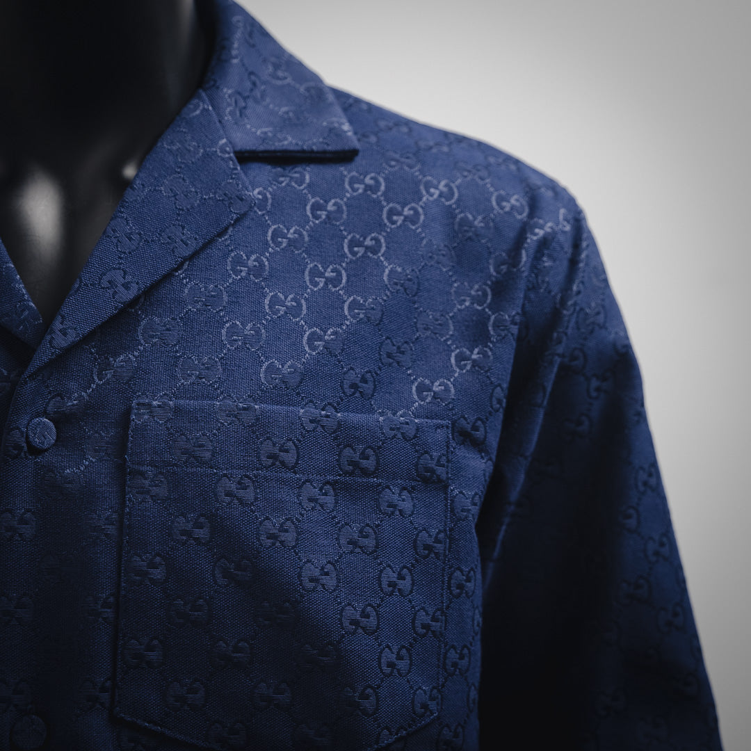 G  25ss Hidden Jacquard Lapel Cardigan Jacket