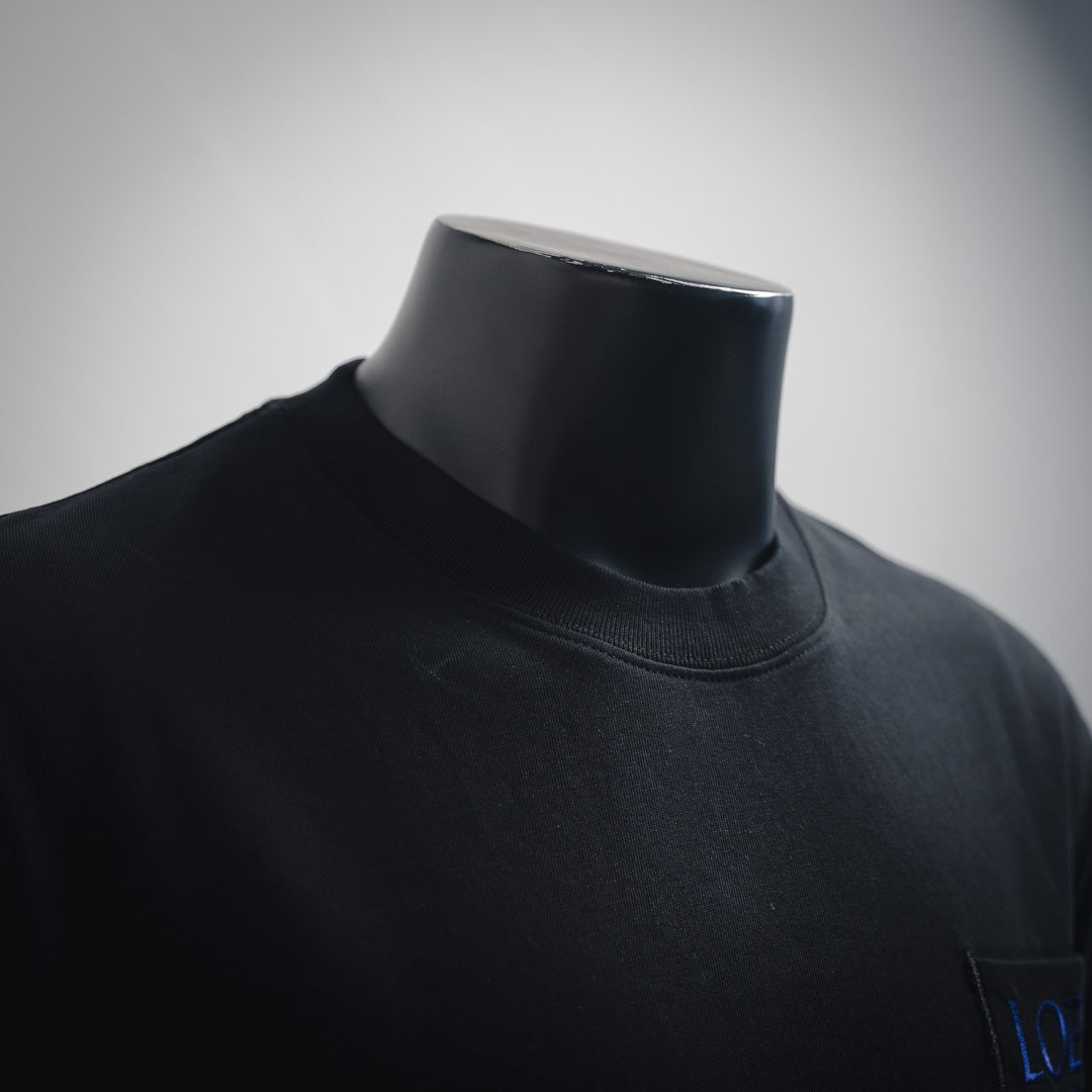 T-Shirt mit gesticktem Pocket-Logo 