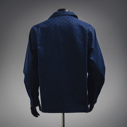 G  25ss Hidden Jacquard Lapel Cardigan Jacket