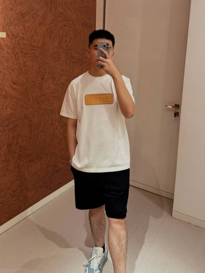 1V  25SS  patch logo T-shirt