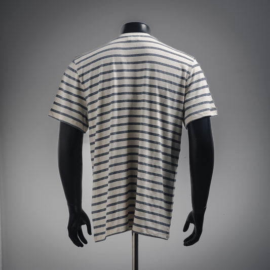 SL schwarz-weiß gestreiftes T-Shirt 