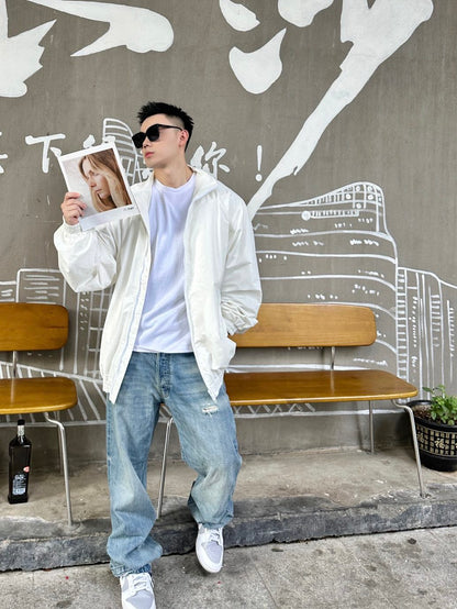 Bu  Tape Print Jacket