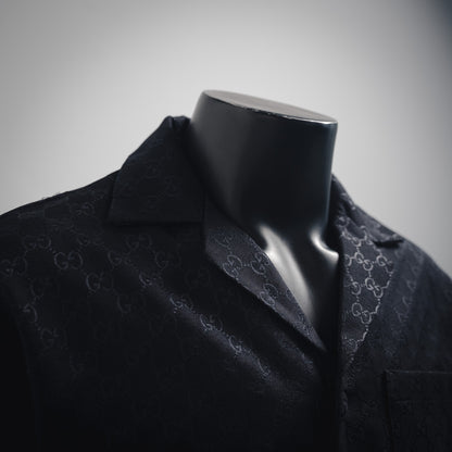 G  25ss Hidden Jacquard Lapel Cardigan Jacket