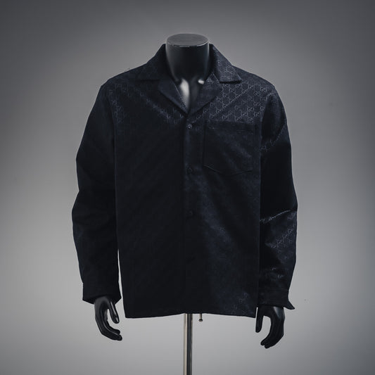 G  25ss Hidden Jacquard Lapel Cardigan Jacket