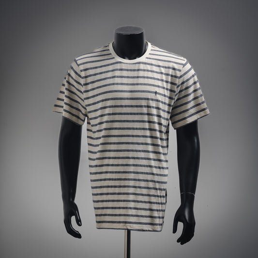SL schwarz-weiß gestreiftes T-Shirt 