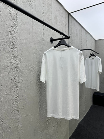 D CD monogram embroidered T-shirt