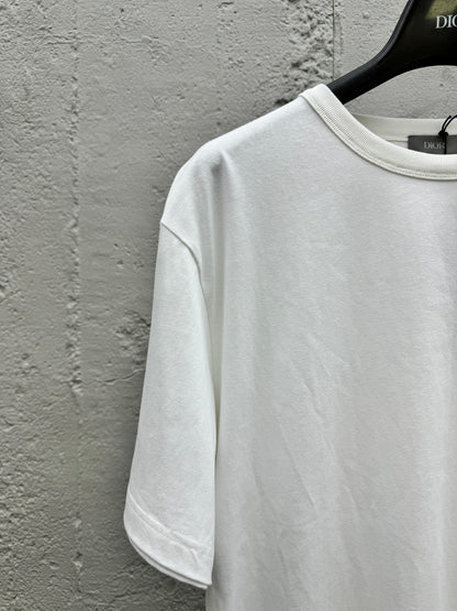 D CD monogram embroidered T-shirt