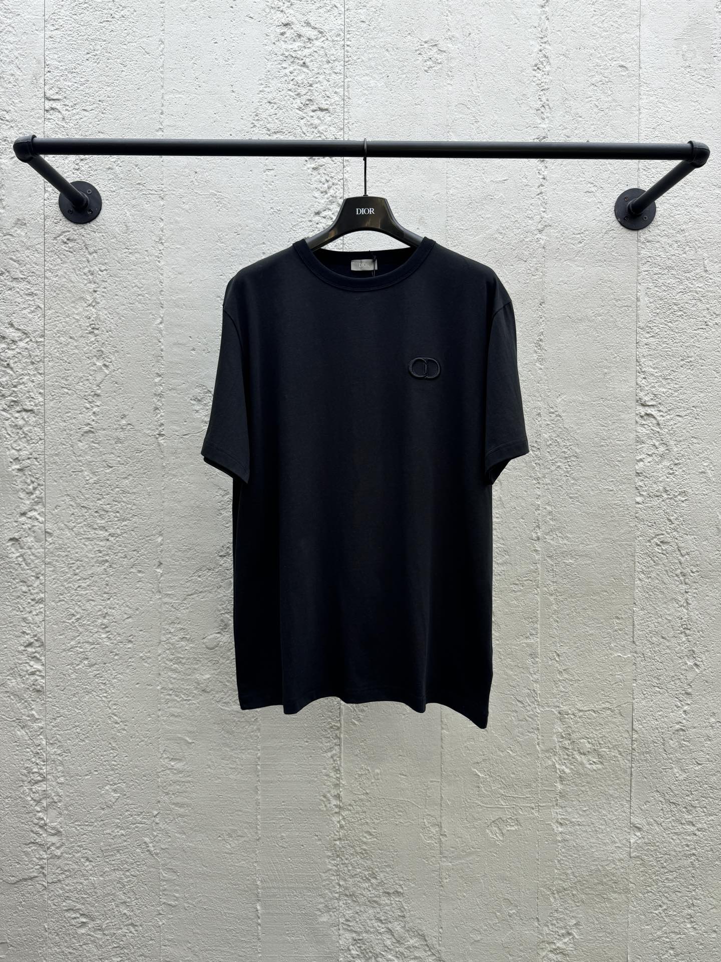 D CD monogram embroidered T-shirt