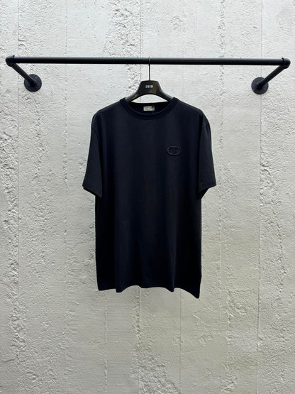 D CD monogram embroidered T-shirt