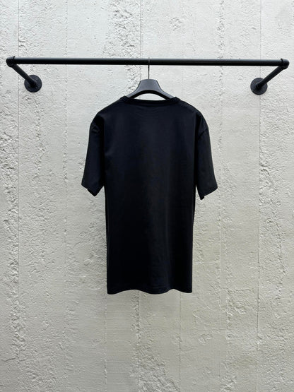 D CD monogram embroidered T-shirt
