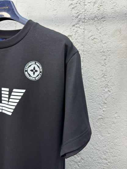 1V 2025SS Compass Print T-Shirt