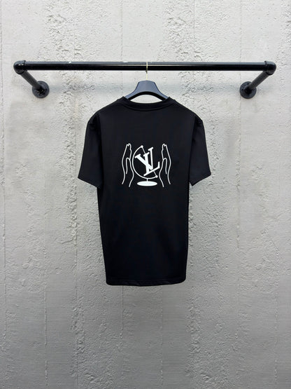 1V 2025SS Compass Print T-Shirt