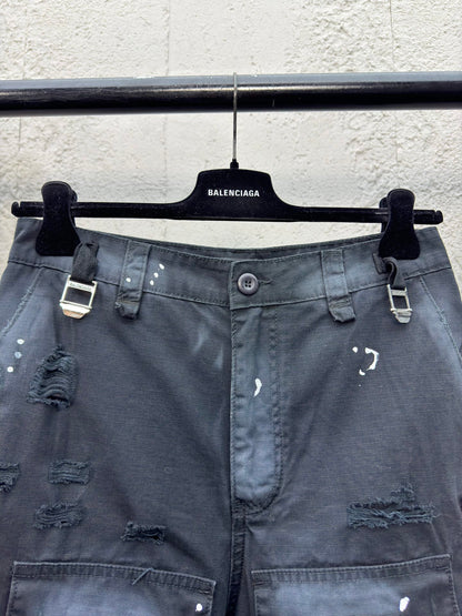 B Inked Pockets Work Shorts