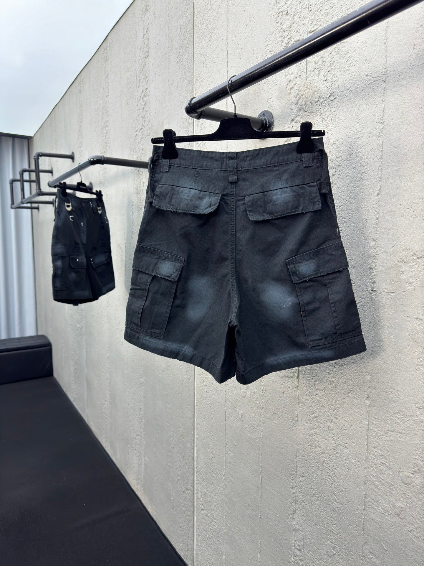 B Inked Pockets Work Shorts