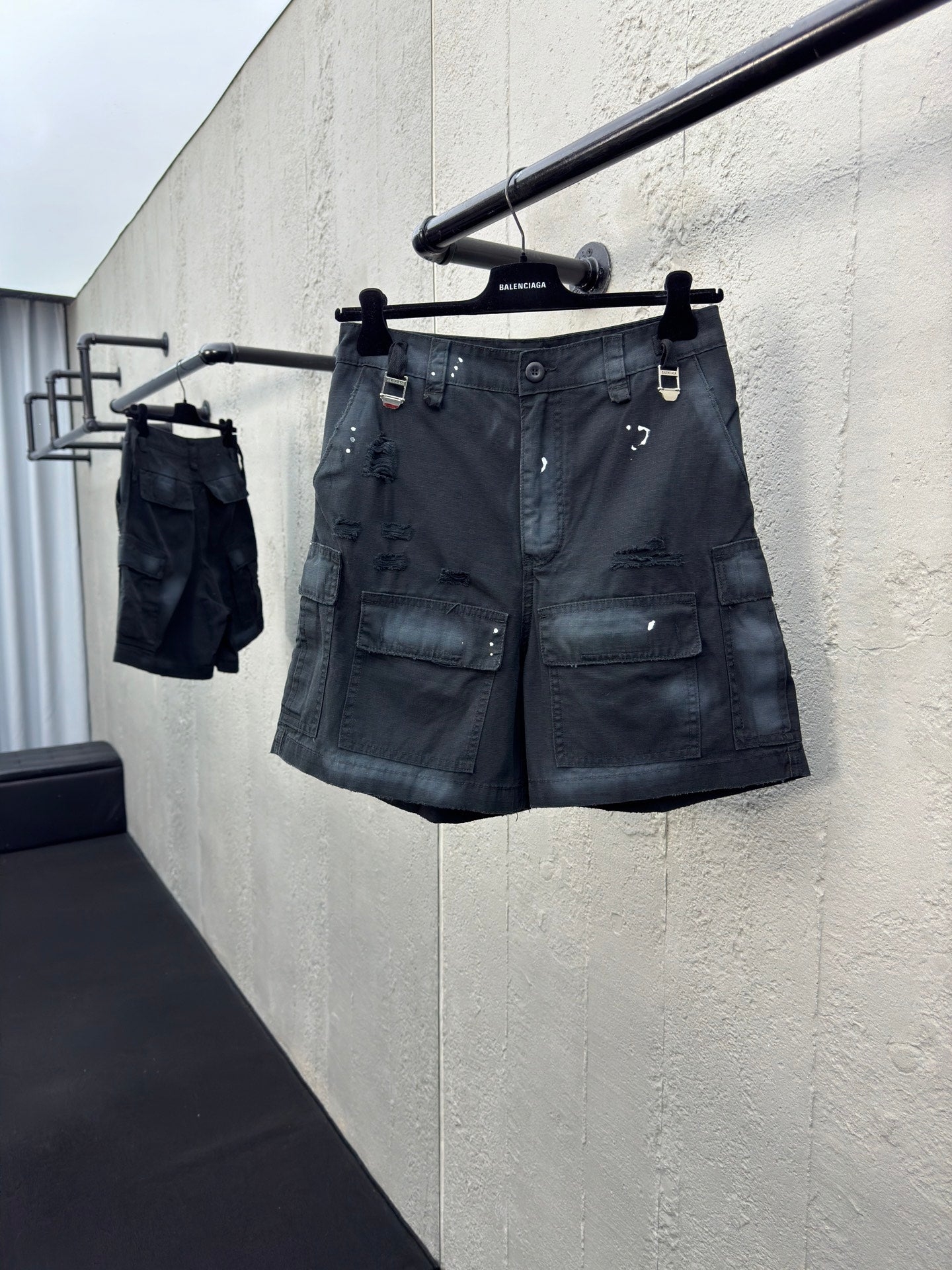 B Inked Pockets Work Shorts