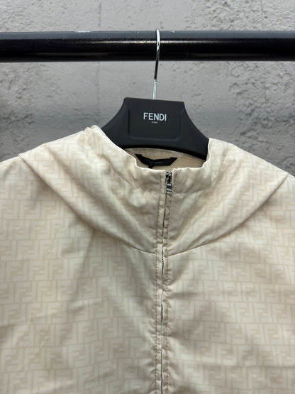 F Nylon windbreaker jacket with full logo