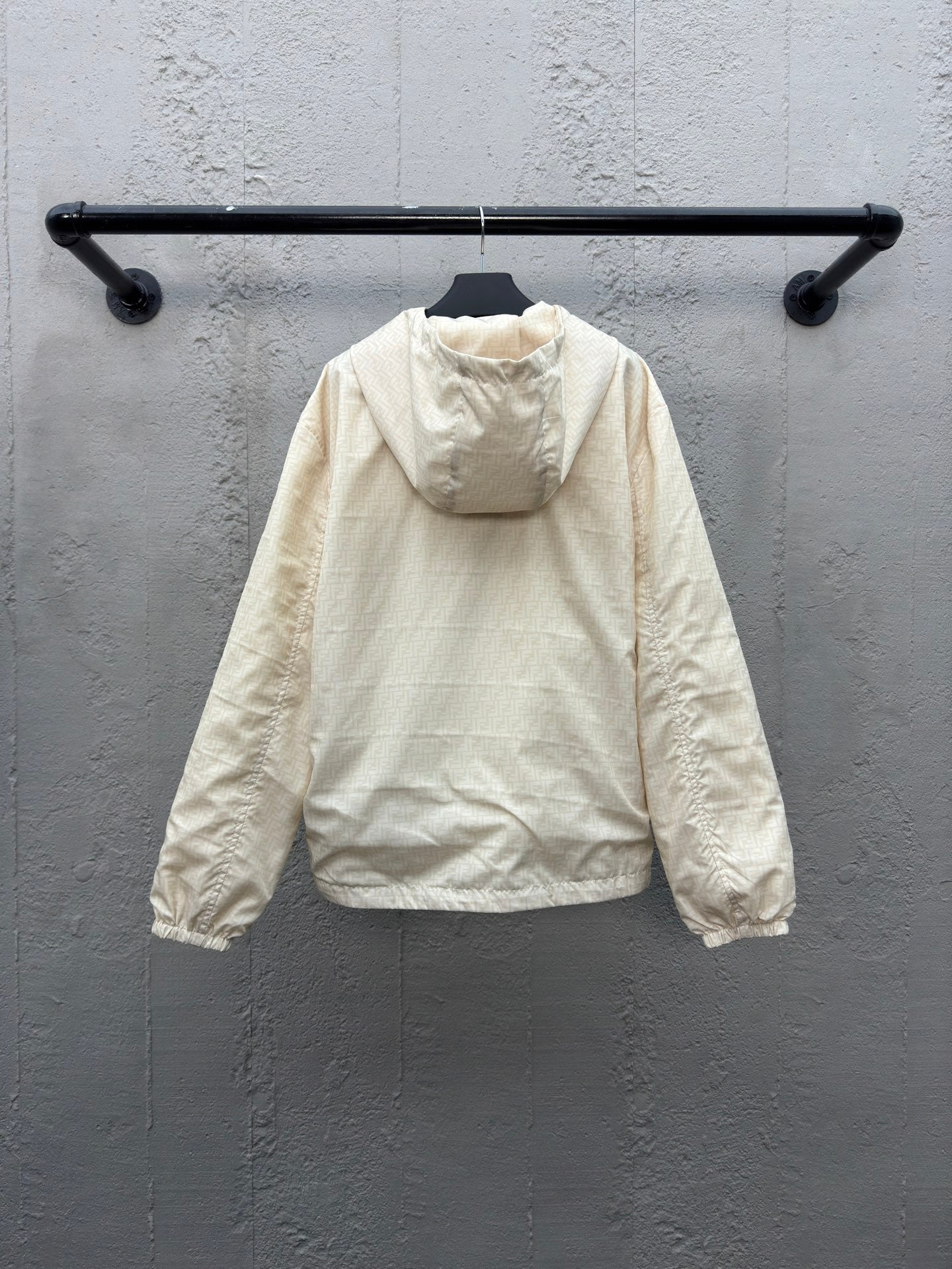 F Nylon windbreaker jacket with full logo
