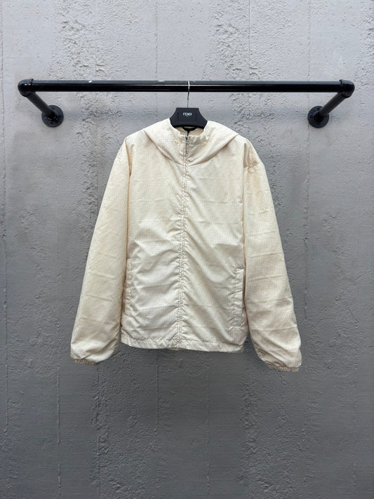 F Nylon windbreaker jacket with full logo