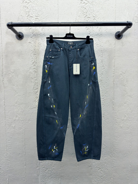 B  Ink splattered jeans