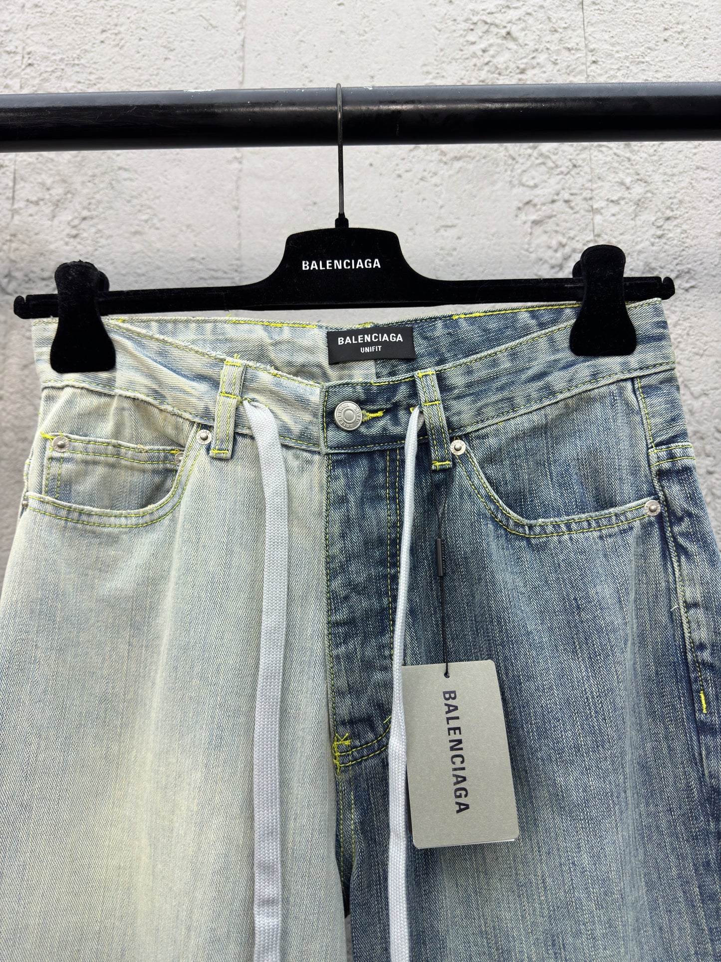 B  Spliced Bamboo Jeans