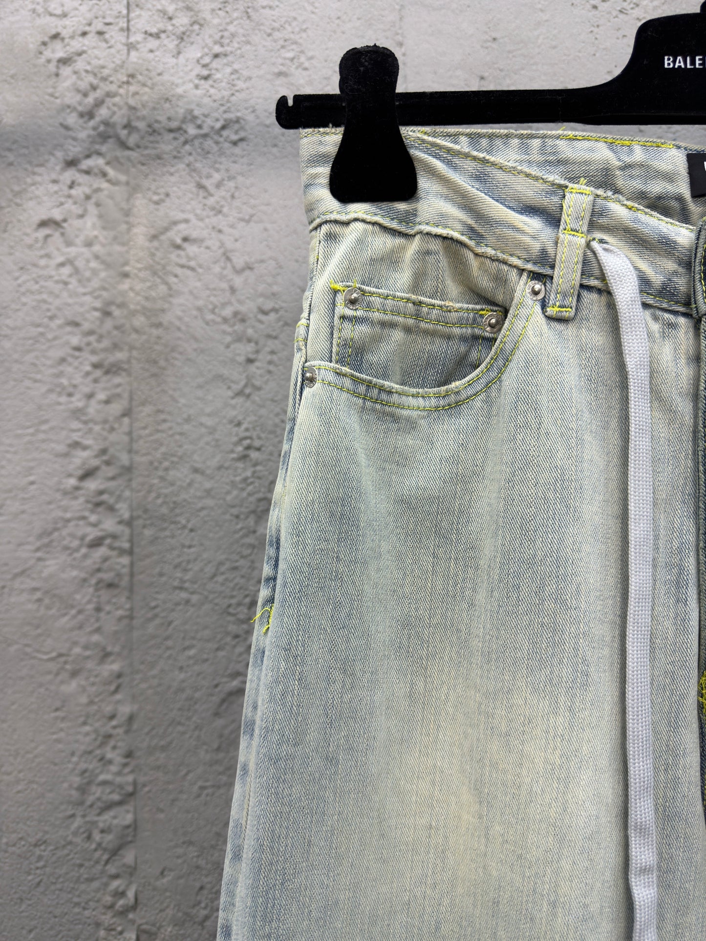 B  Spliced Bamboo Jeans
