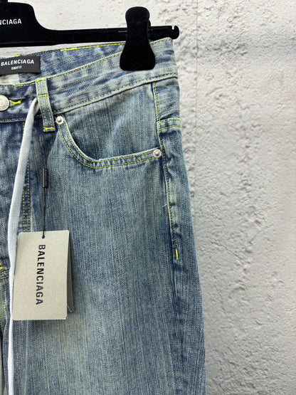 B  Spliced Bamboo Jeans