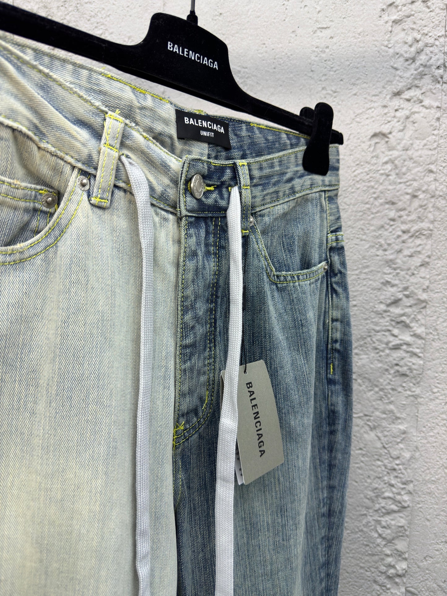 B  Spliced Bamboo Jeans