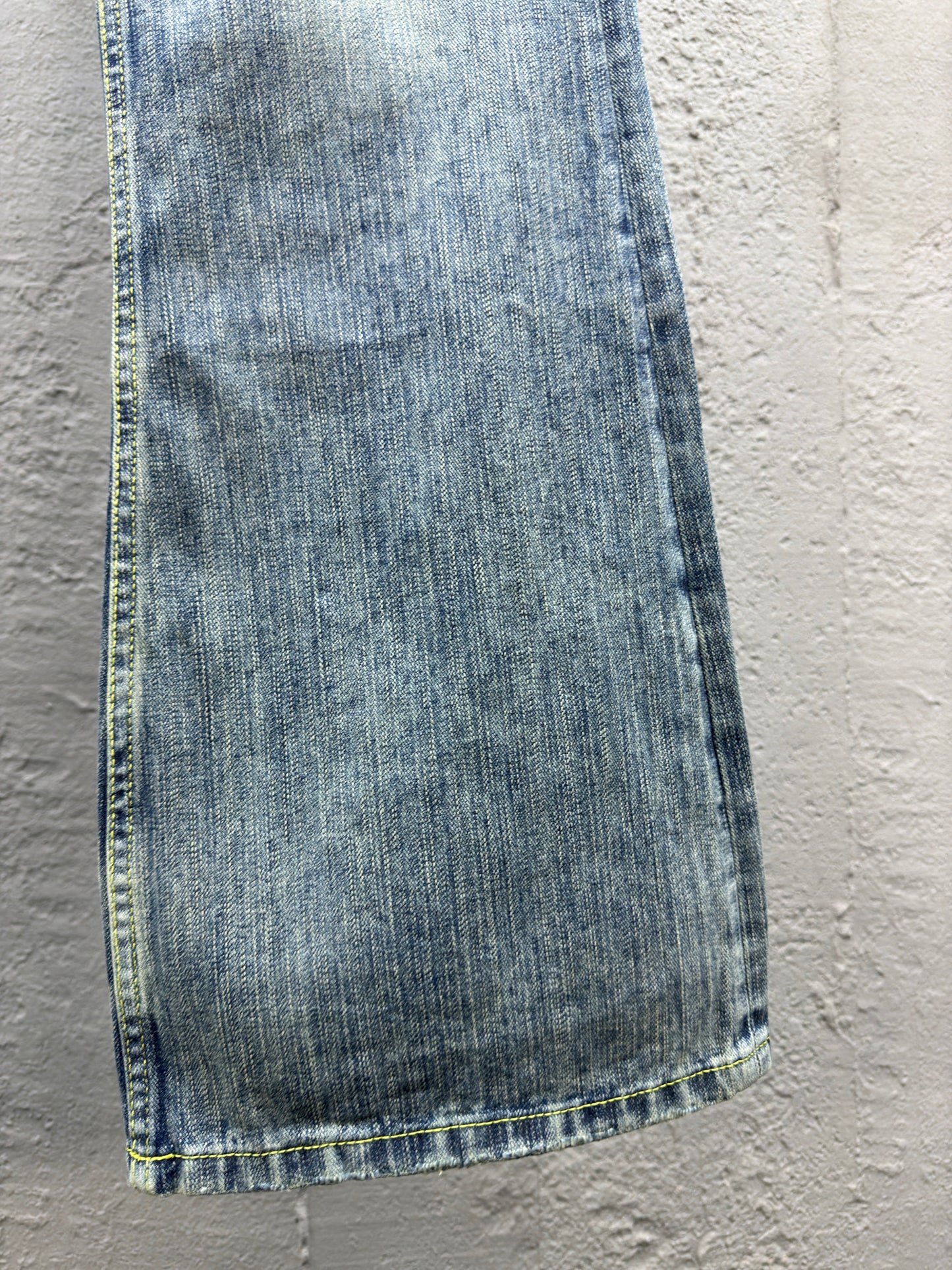 B  Spliced Bamboo Jeans