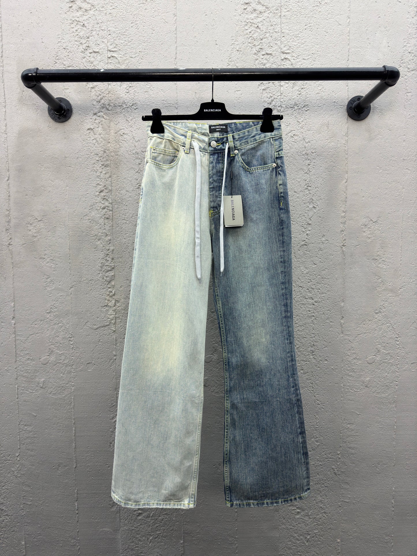 B  Spliced Bamboo Jeans