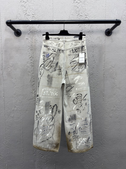 B Graffiti Jeans