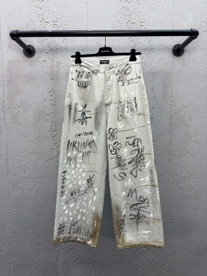 B Graffiti Jeans