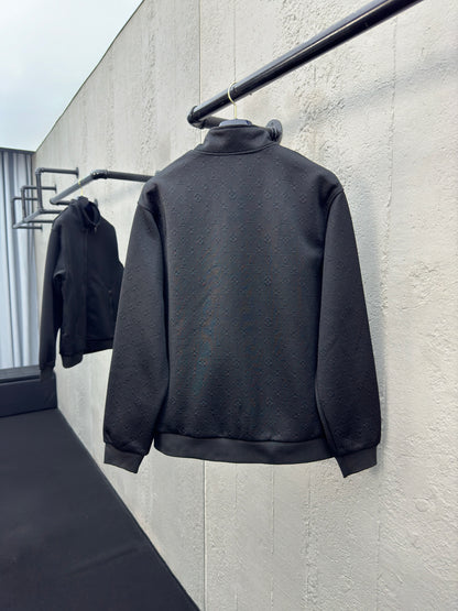 1V  jacquard sweater jacket