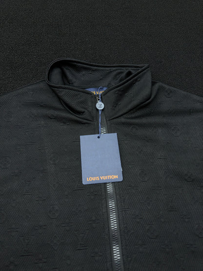 1V  jacquard sweater jacket