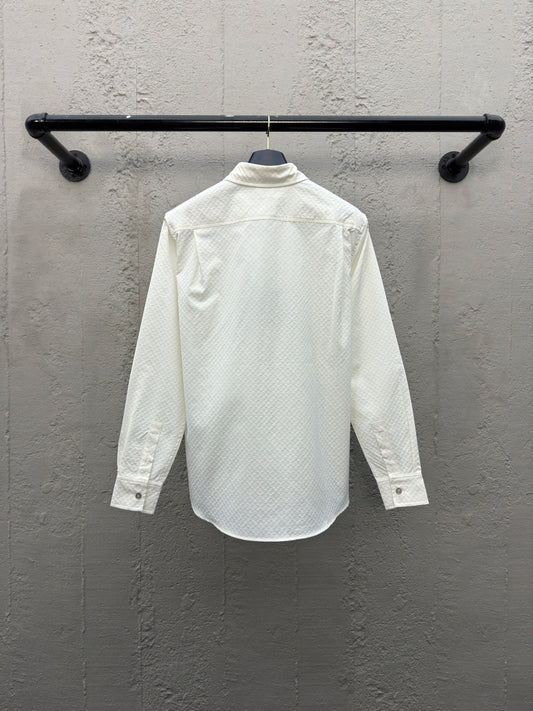 1V  jacquard long-sleeved shirt