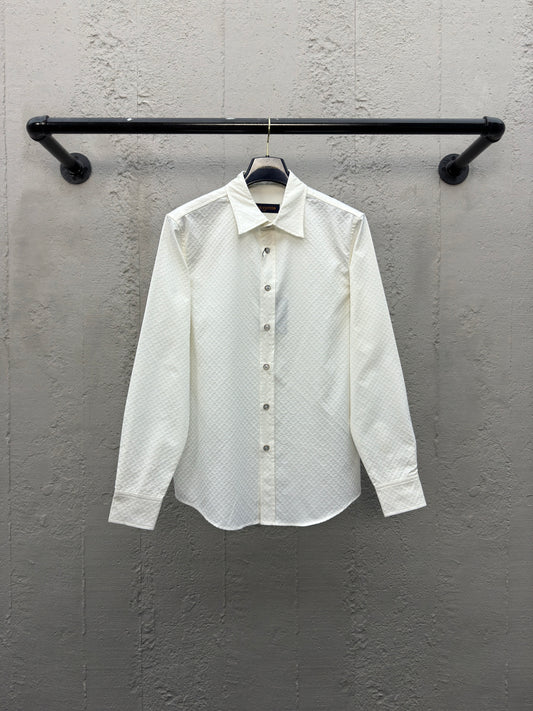 1V  jacquard long-sleeved shirt