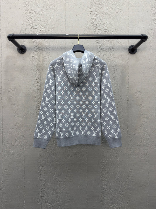 1V  25SS  double-sided full-print wool coat
