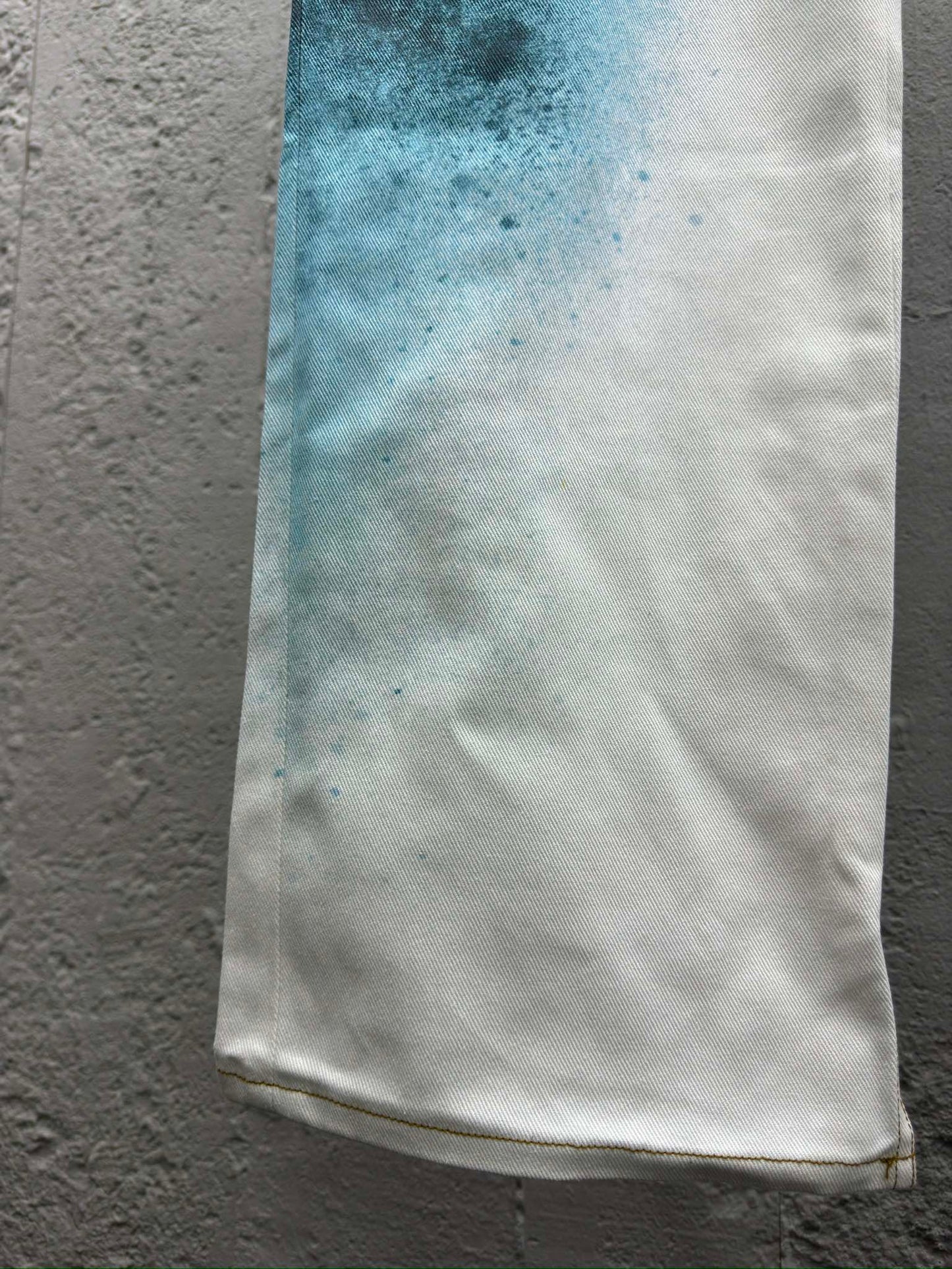 1V  Ink-splashed Starry Blue Jeans