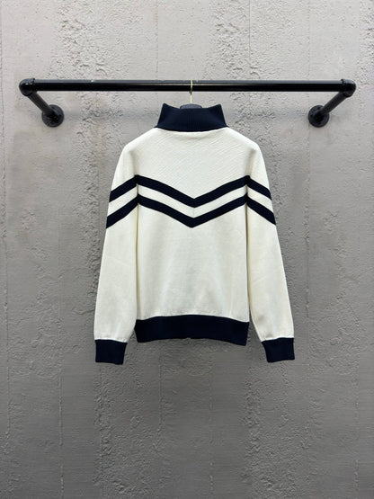 1V  25SS College Line Embroidered Jacket