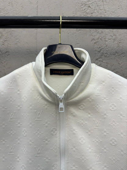 1V  jacquard sweater jacket
