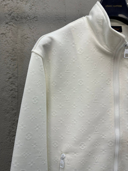 1V  jacquard sweater jacket