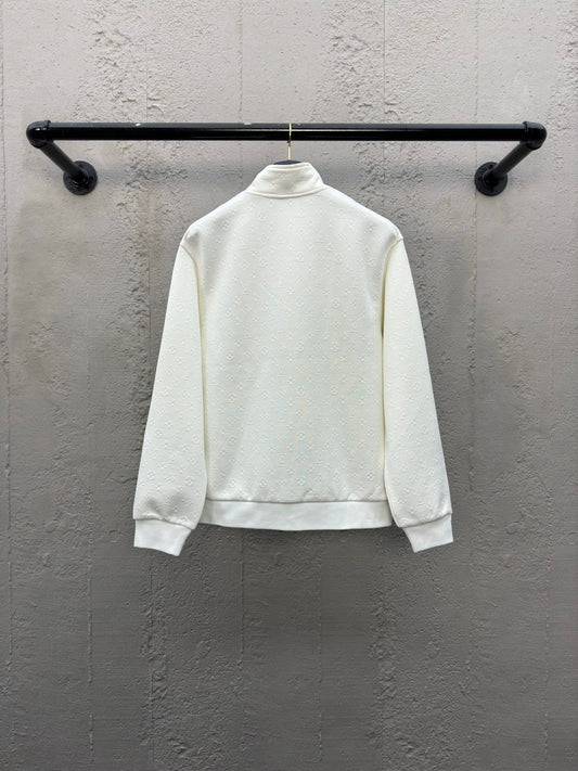 1V  jacquard sweater jacket