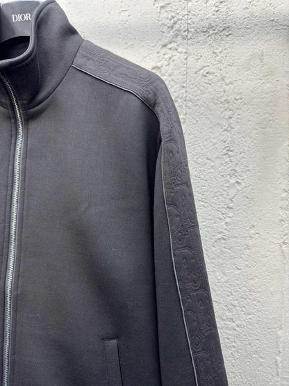 D  Jacquard Zipper Jacket