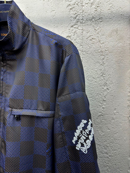 1V  plaid woven jacket