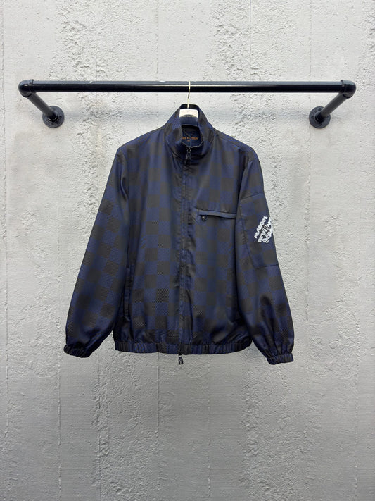 1V  plaid woven jacket