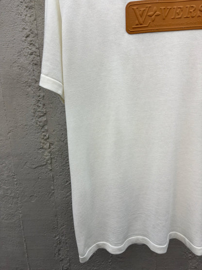 1V  25SS  patch logo T-shirt