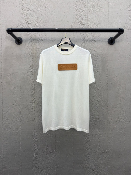 1V  25SS  patch logo T-shirt
