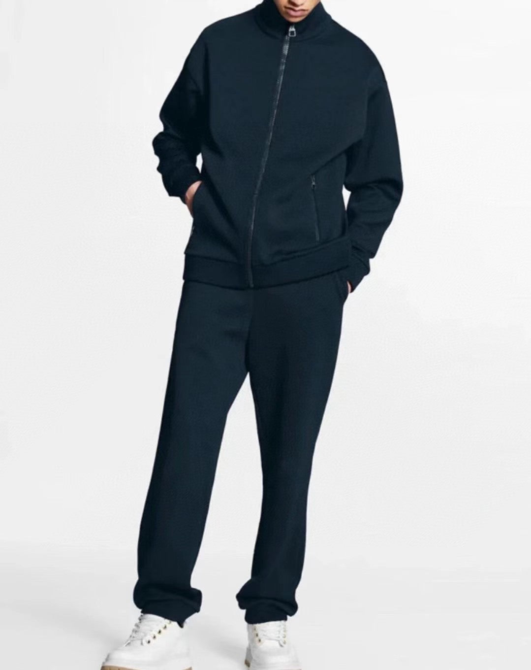 1V  jacquard sweater jacket