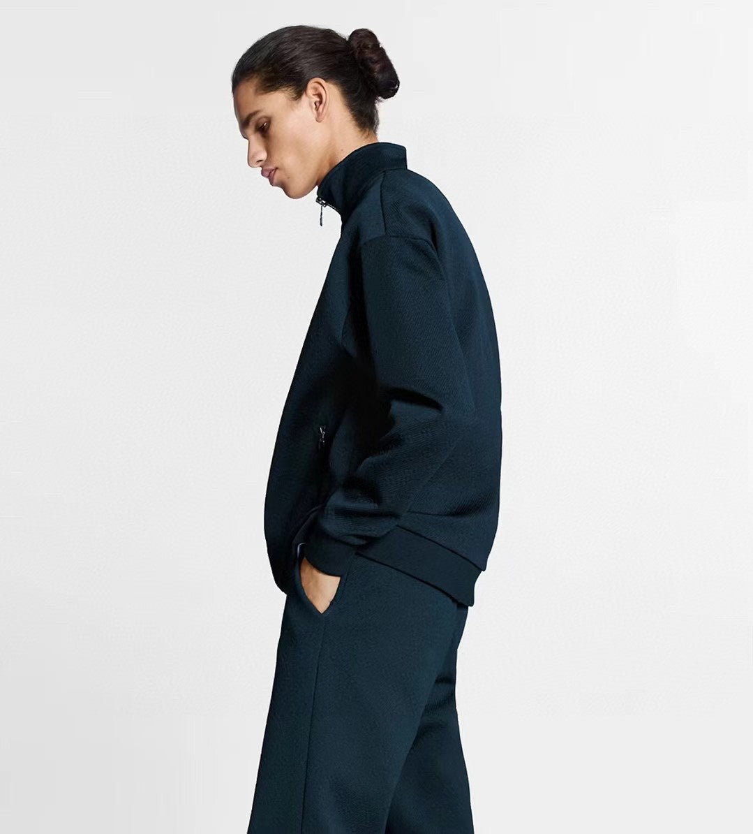 1V  jacquard sweater jacket