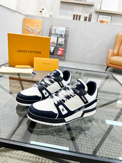 1V  Black and White Sneaker