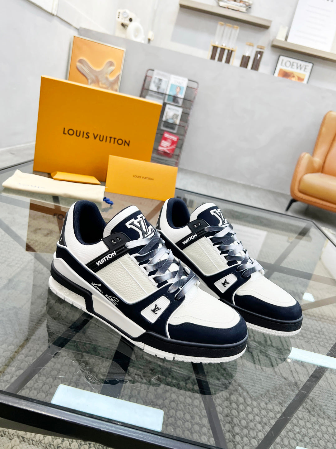 1V  Black and White Sneaker